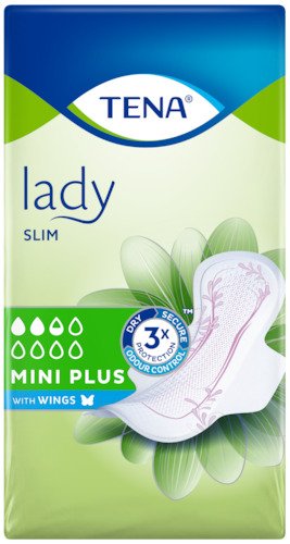 TENA Wkładki urologiczne dla kobiet Lady Slim Mini Plus Wings