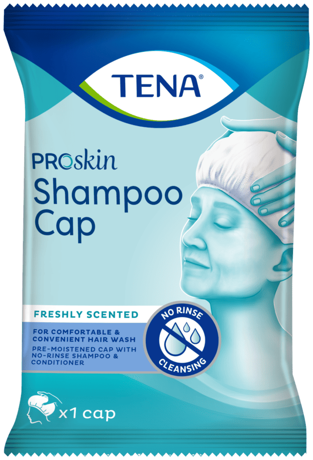 TENA Shampoo Cap – czepek do mycia włosów