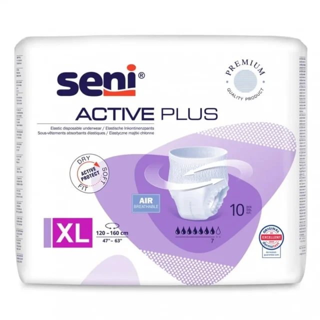 SENI Majtki chłonne ACTIVE PLUS 10 sztuk