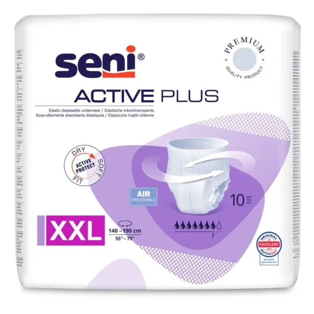 SENI Majtki chłonne ACTIVE PLUS 10 sztuk