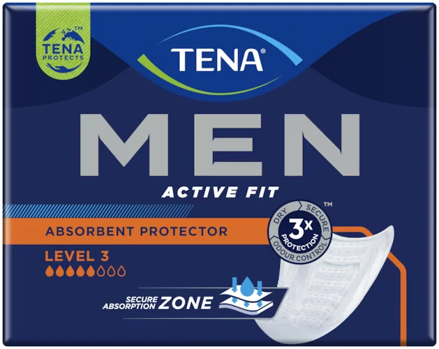 TENA Wkładki urologiczne męskie MEN ACTIVE LEVEL 3 20 sztuk