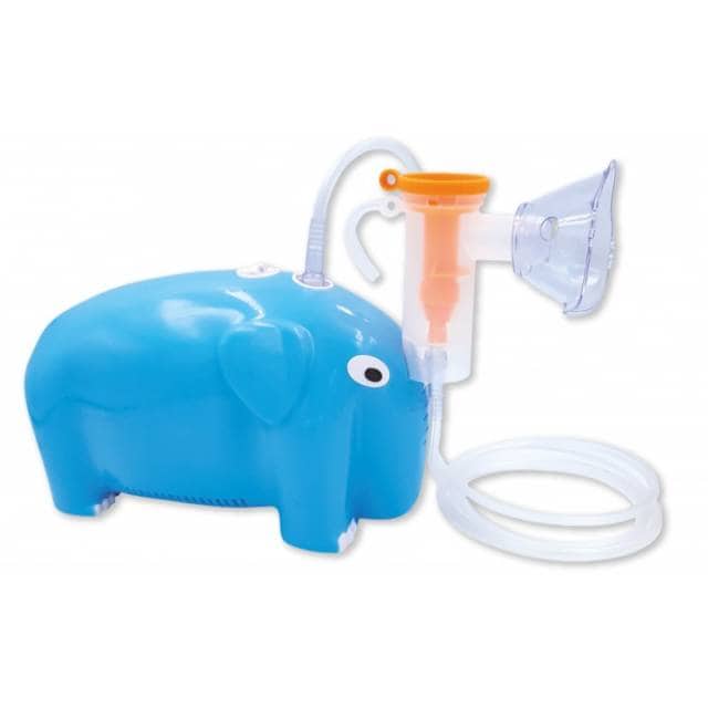 OROMED Inhalator pneumatyczny tłokowy w kształcie słonia- niebieski ORO-BABY NEB BLUE