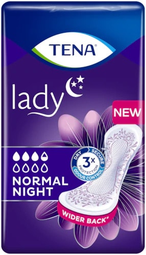 TENA Wkładki urologiczne dla kobiet Lady Normal Night