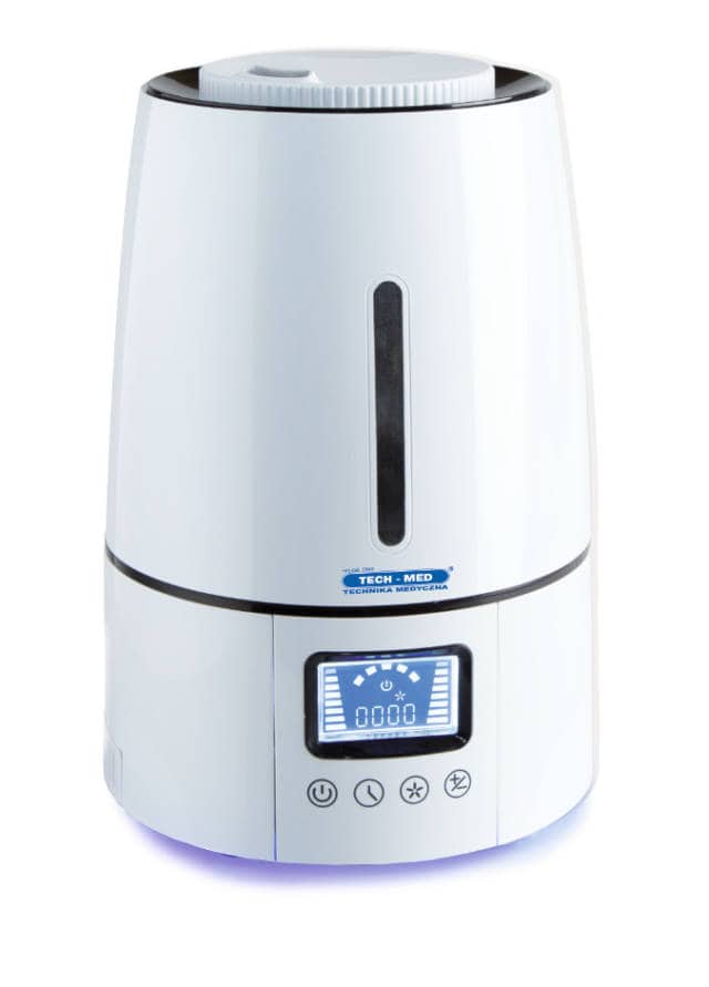 TECH-MED Nawilżacz powietrza ultradźwiękowy z jonizatorem TM „KROKUS”