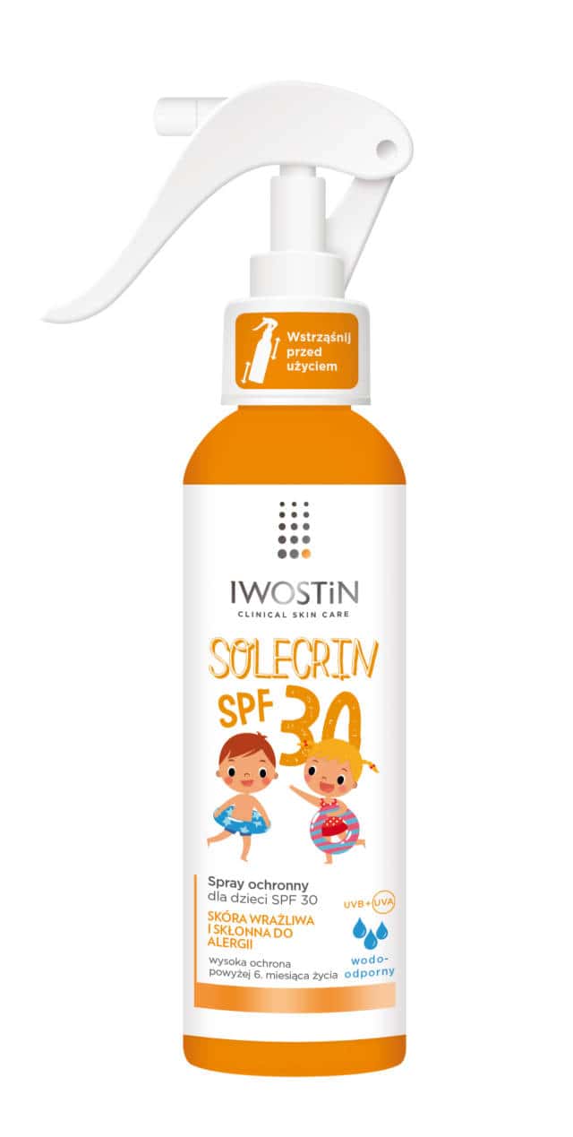 IWOSTIN SOLECRIN Spray ochronny dla dzieci SPF30 150ml