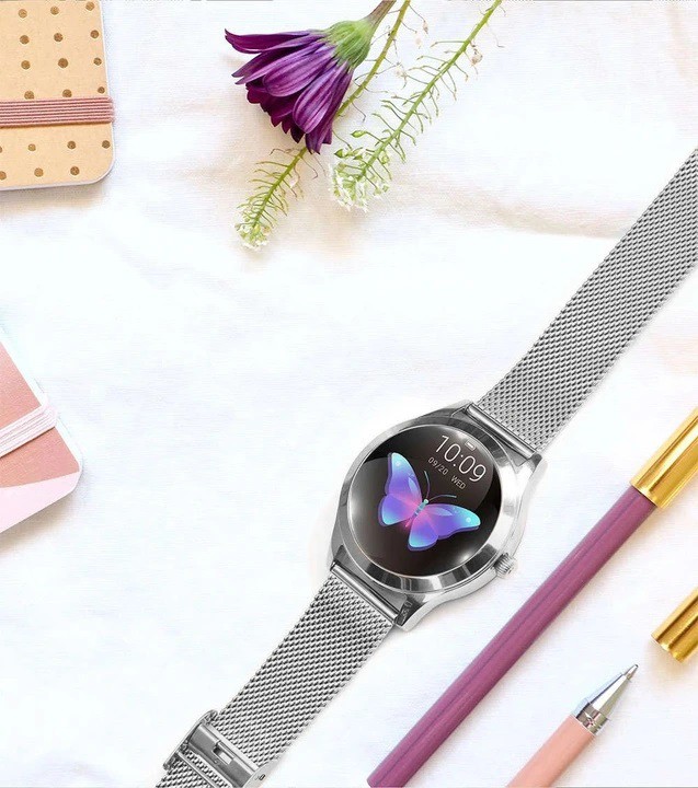 OROMED Wielofunkcyjny zegarek dla kobiet SMARTWATCH LADY SILVER