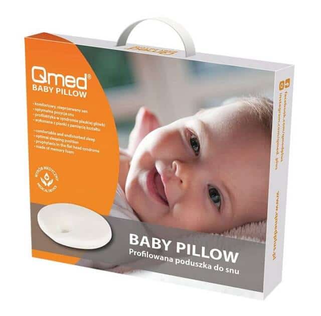QMED Poduszka profilowana do snu dla niemowląt BABY PILLOW