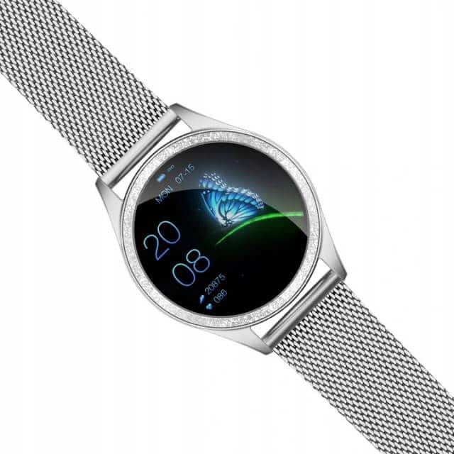 OROMED Wielofunkcyjny zegarek dla kobiet SMARTWATCH CRYSTAL SILVER