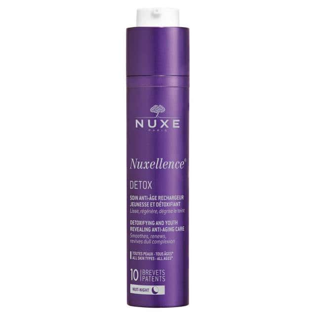 NUXE Nuxellence® Detox Pielęgnacja przeciwstarzeniowa i detoksykująca na noc 50ml