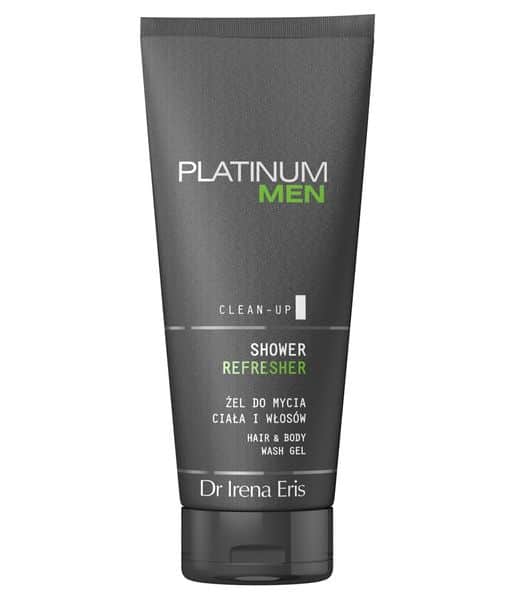 DR IRENA ERIS Platinum Men Shower Refresher Oczyszczający Żel Do Ciała I Włosów 200 ml