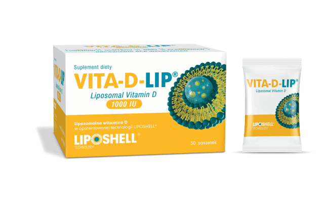 VITA-D-LIP liposomalna witamina D 1000 IU o smaku melona 30 saszetek