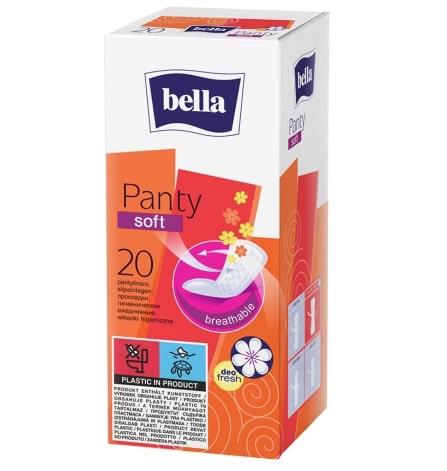 BELLA Wkładki higieniczne PANTY SOFT 20 sztuk
