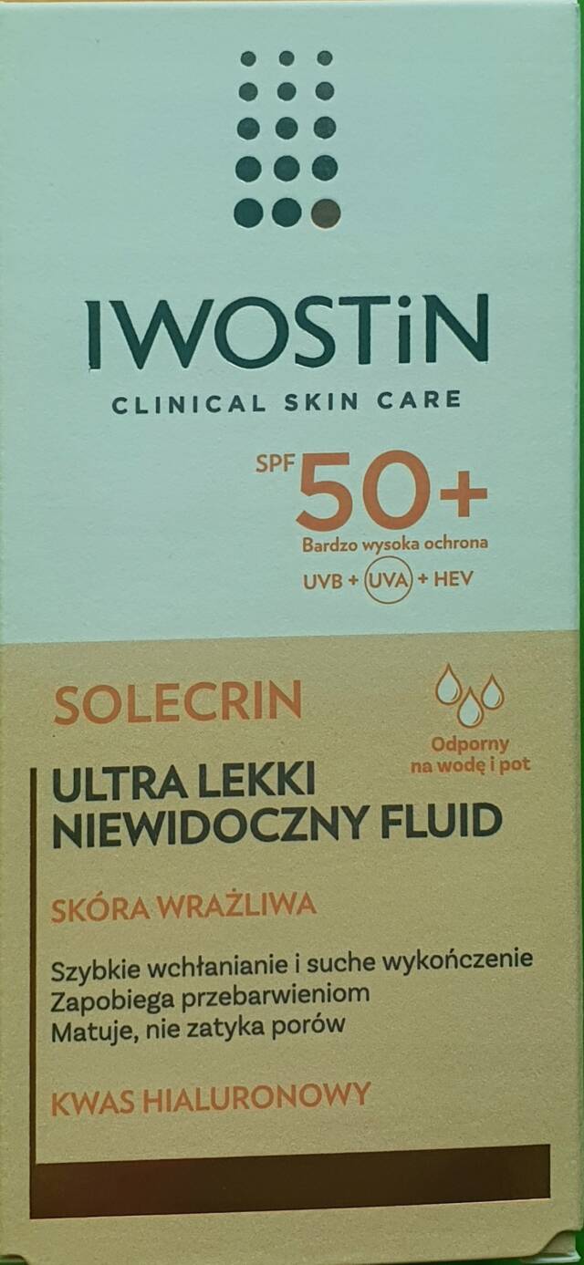 IWOSTIN SOLECRIN Ultra lekki fluid SPF 50+