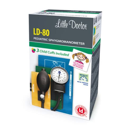 LITTLE DOCTOR Ciśnieniomierz mechaniczny LD80 + 3 mankiety dla dzieci