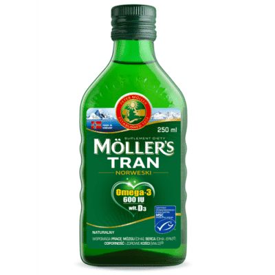 MOLLER’S Tran norweski naturalny 250ml