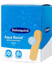 SALVEQUICK Plaster odporny na wodę i brud Aqua Resist 100szt