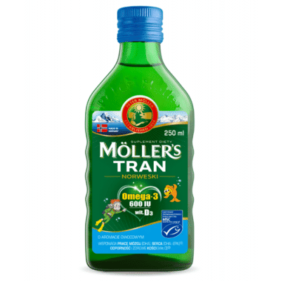 MOLLER’S Tran norweski owocowy 250ml