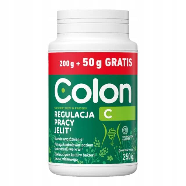 COLON C Suplement diety w proszku – ułatwia wypróżnianie 250g