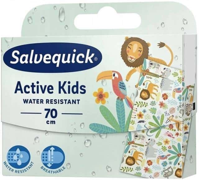 SALVEQUICK Active Kids – Wodoodporny plaster dla aktywnych dzieci