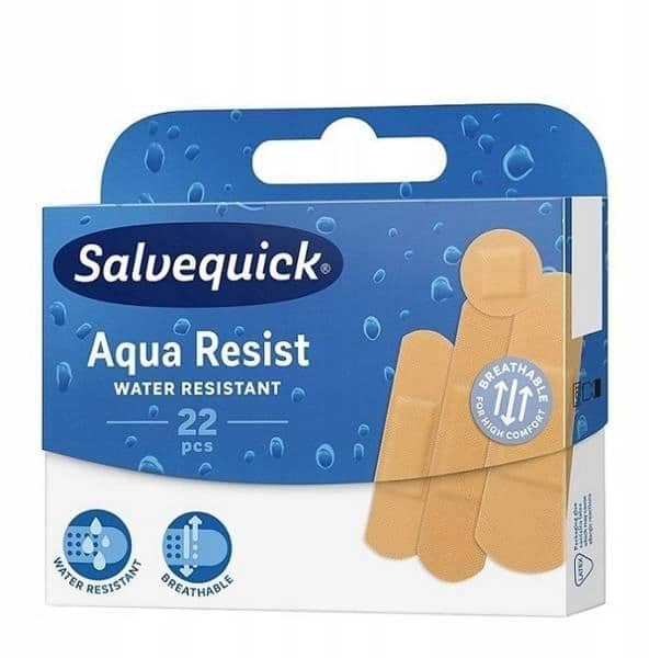 SALVEQUICK Aqua Resist – Zestaw Plastrów 22 szt