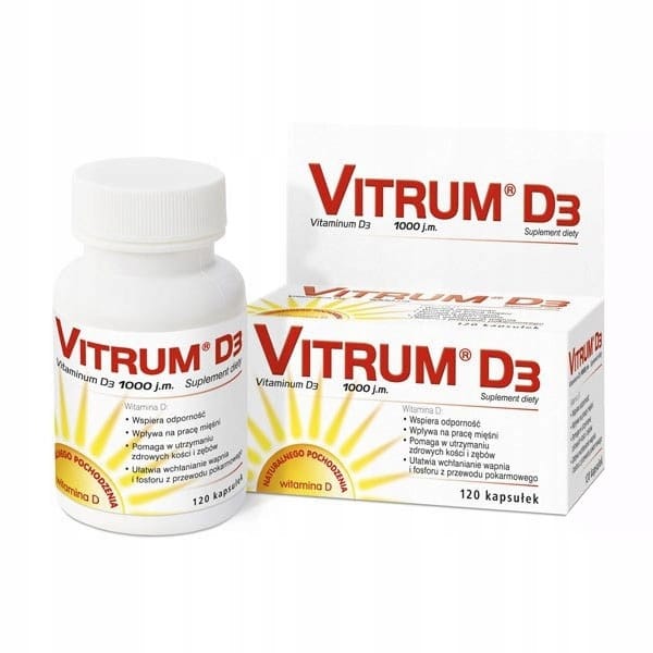 TAKEDA Vitrum D3 – witamina D 120 kapsułek