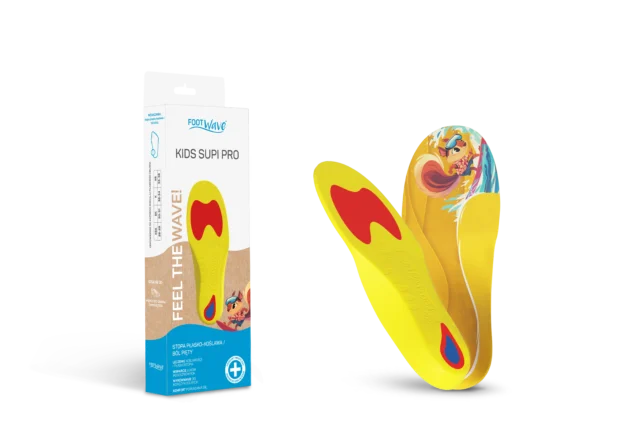 FOOTWAVE Wkładki ortopedyczne dziecięce KIDS SUPI PRO
