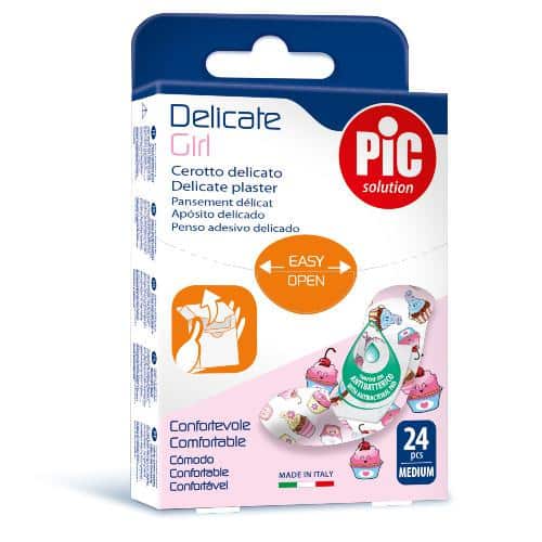 PIC Delicate Plaster antybakteryjny dla dzieci 24szt
