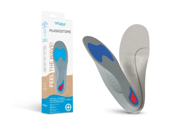 FOOTWAVE Wkładki ortopedyczne PŁASKOSTOPIE