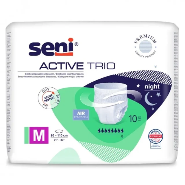 SENI Majtki chłonne ACTIVE TRIO 10 sztuk