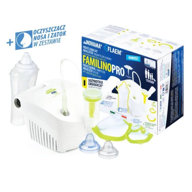 NOVAMA Inhalator FAMILINO PRO + Aspirator RHINO CLEAR ERGO