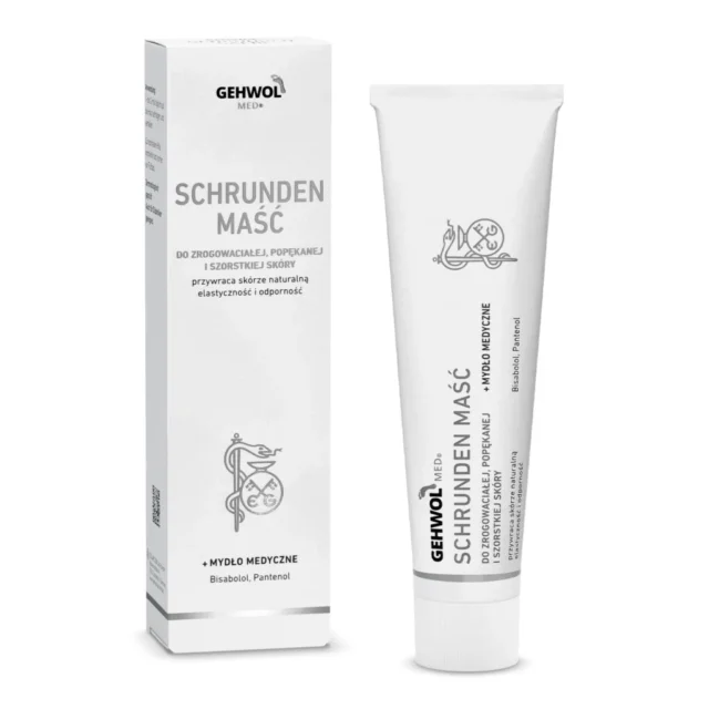 GEHWOL Maść do stóp o zrogowaciałej i popękanej skórze SCHRUNDEN-SALBE