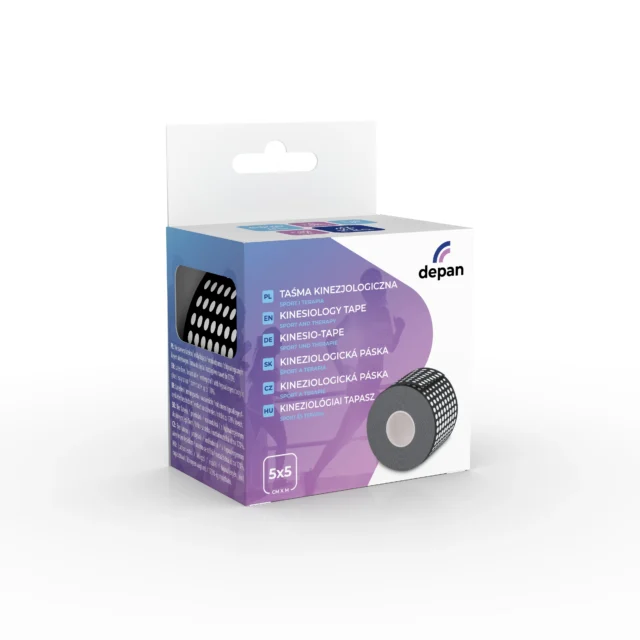 DEPAN Taśma kinezjologiczna odblaskowa 5cm x 5m