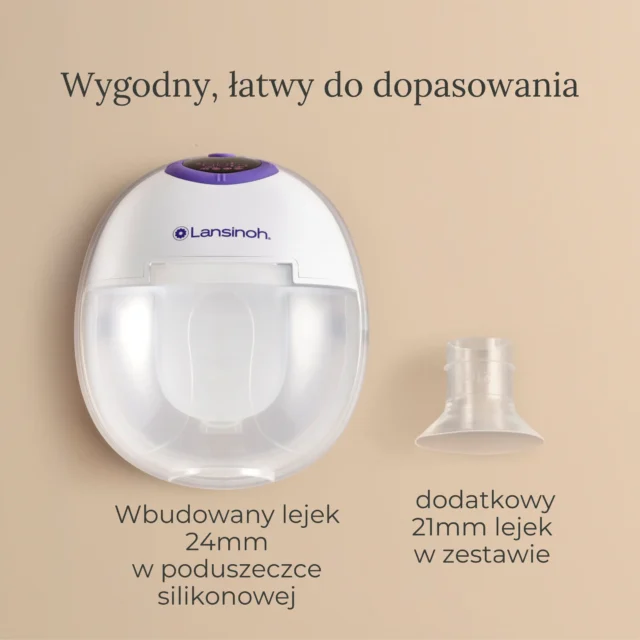 LANSINOH Laktator podwójny bezprzewodowy HANDSFREE