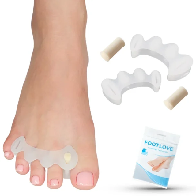 FOOTLOVE Multi separatory żelowe na palce stóp N40 2 sztuki