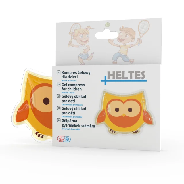 DEPAN Kompres żelowy typu ciepło/zimno dla dzieci 12,5×8 cm