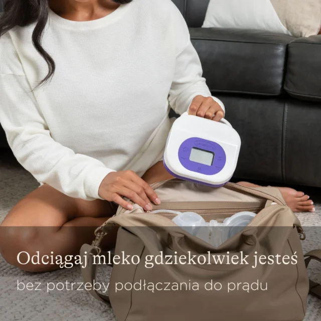 LANSINOH Laktator elektryczny podwójny z zasilaniem akumulatorowym