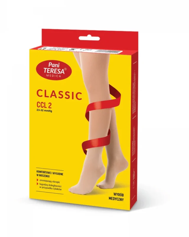 PANI TERESA Podkolanówki uciskowe CLASSIC CCL2
