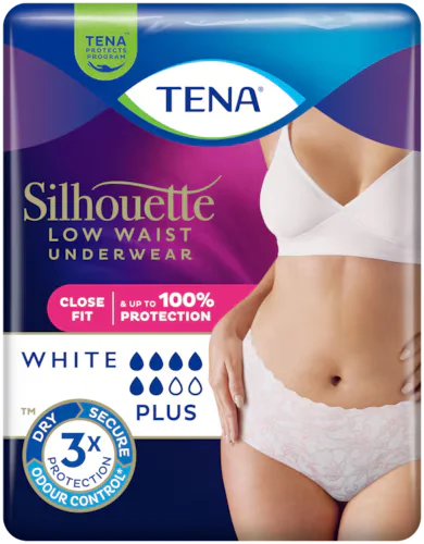 TENA Majtki chłonne SILHOUETTE PLUS WHITE