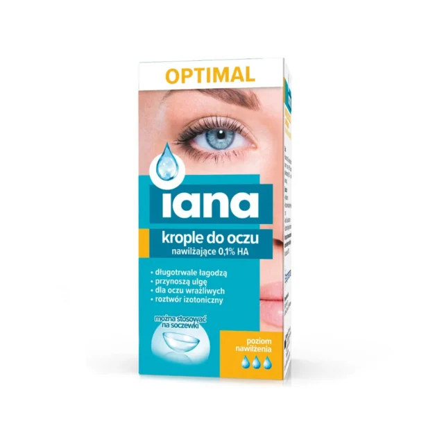 STARPHARMA Krople do oczu IANA OPTIMAL 0,1% HA 10 ml