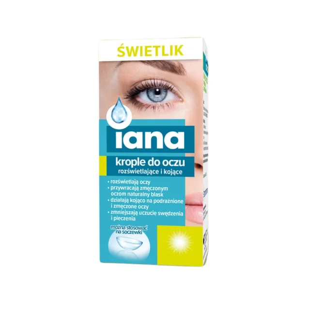 STARPHARMA Krople do oczu ze świetlikiem IANA HA 10 ml