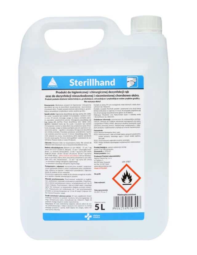 ALPINUS Płyn do dezynfekcji rąk  STERILLHAND