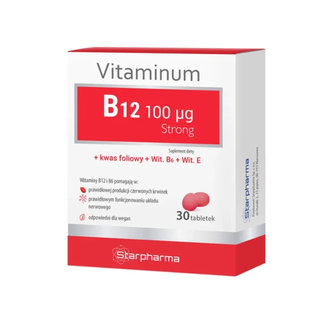 STARPHARMA VITAMINUM B12 STRONG 30 tabletek