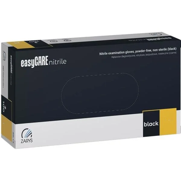 ZARYS Rękawice nitrylowe EASYCARE NITRILE BLACK