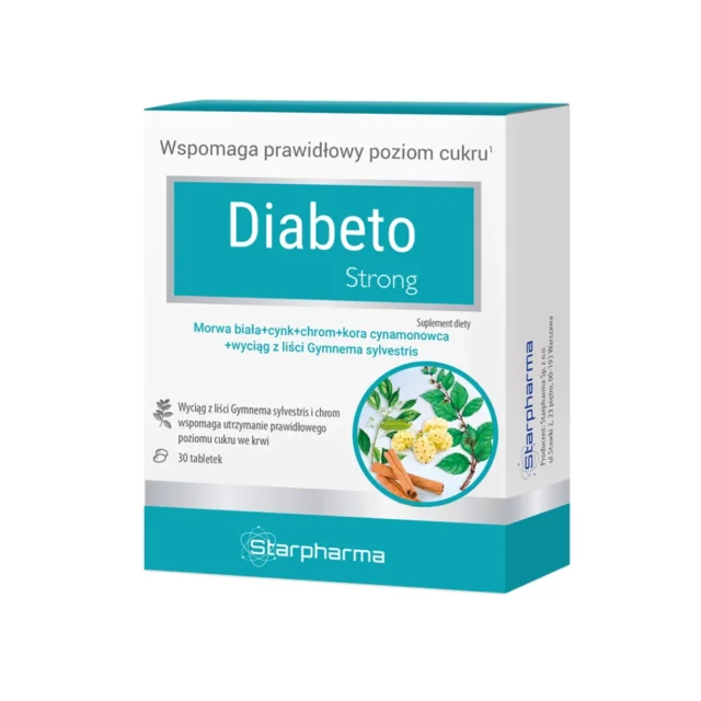 STARPHARMA DIABETO STRONG 30 tabletek