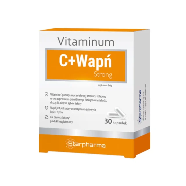 STARPHARMA VITAMINUM C + WAPŃ STRONG 30 kapsułek
