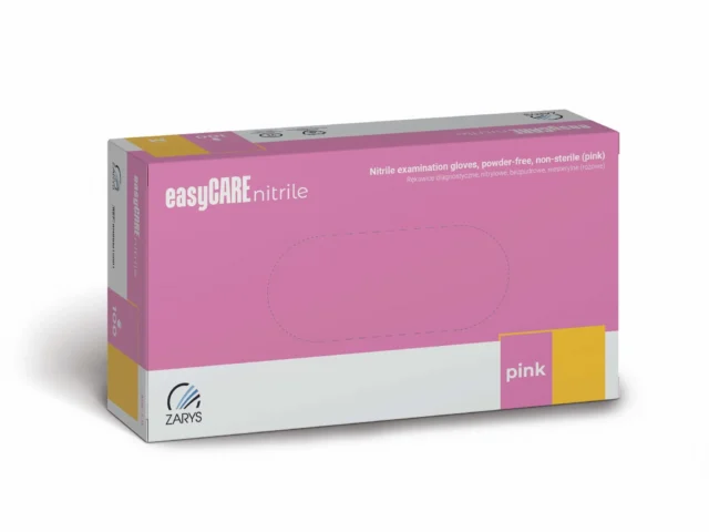 ZARYS Rękawice nitrylowe EASYCARE NITRILE PINK