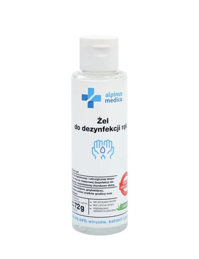 ALPINUS Żel do dezynfekcji rąk  STERILLHAND GEL Green Tea 100 ml
