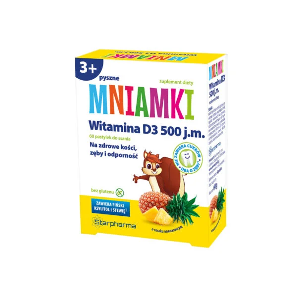 STARPHARMA MNIAMKI WITAMINA D 500 j.m.