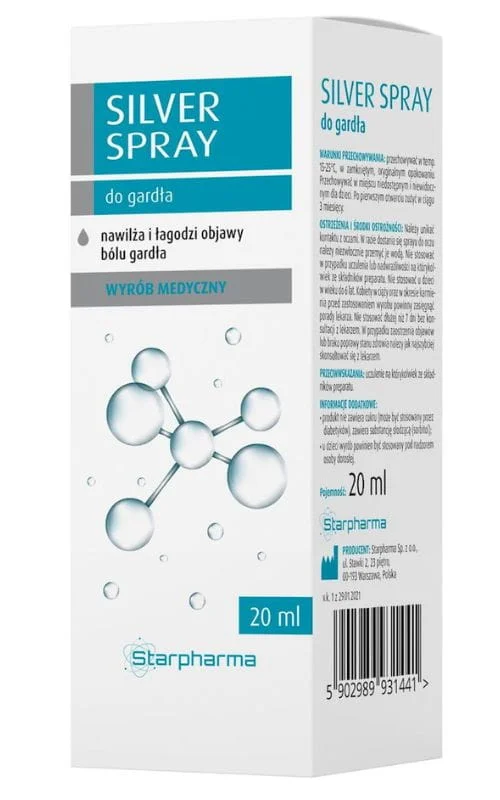 STARPHARMA Spray do gardła SILVER 20 ml