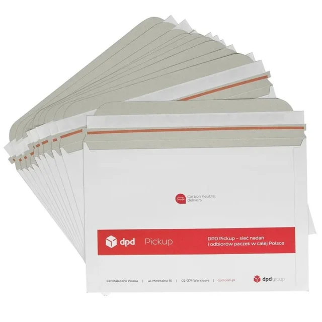 Koperty kurierskie tekturowe DPD A4/C4 335x235mm 50 sztuk